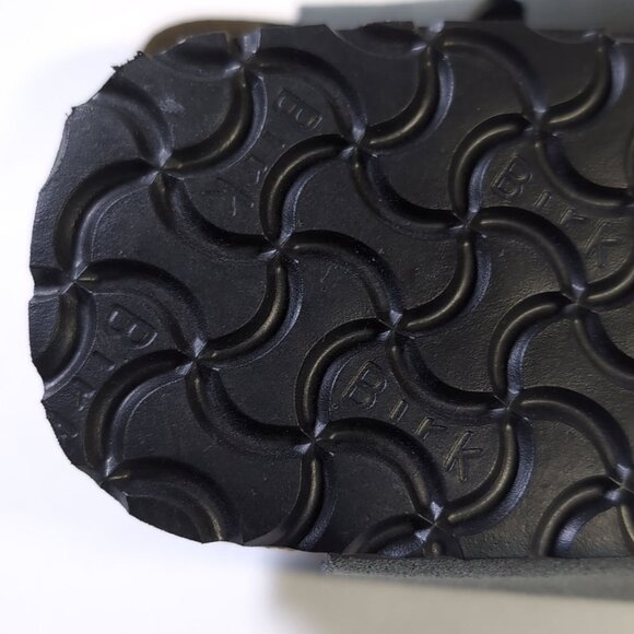 Birkenstock 41 Betula Gray Suede Florida Slides Made in Germany - Picture 9 of 11